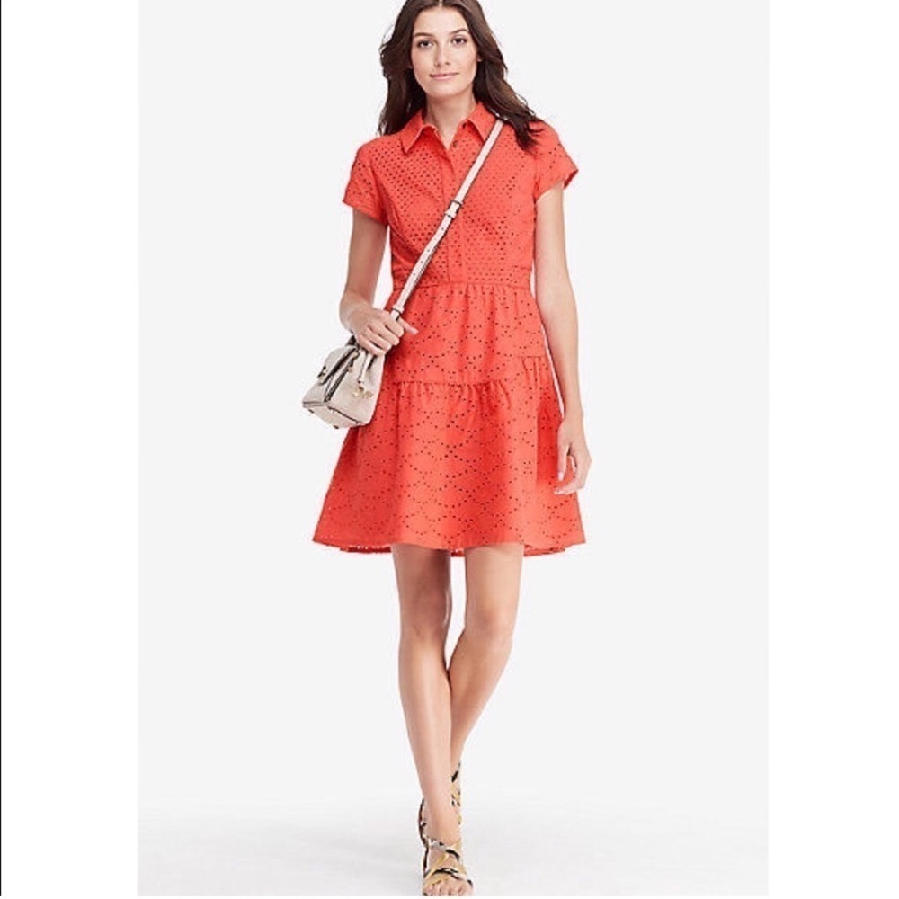 DIANE VON FURSTENBERG Skylar Cotton Eyelet Dress